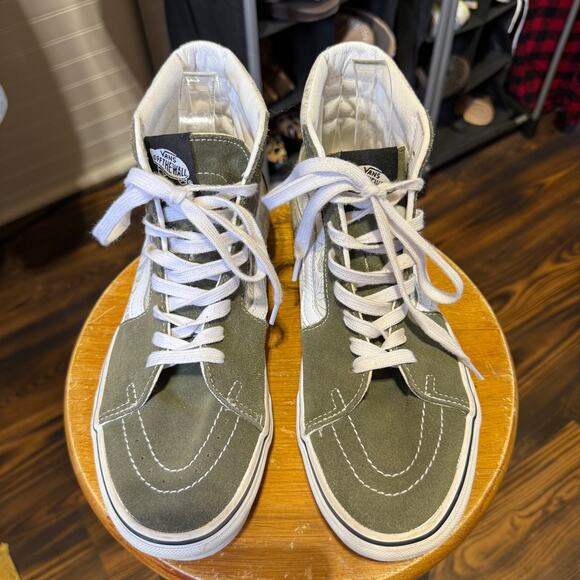 Vans Sk8-Hi Desert Skulls Grape Leaf & White Skate Shoes Unisex M=9 W=10.5 - Picture 3 of 9